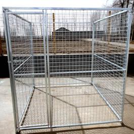 Galvanized Dog Kennels-Dog Pen