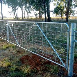 Galvanized Farm Gate N Brace